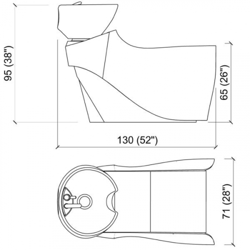 Мойка парикмахерская "MUU MUU BASIC"